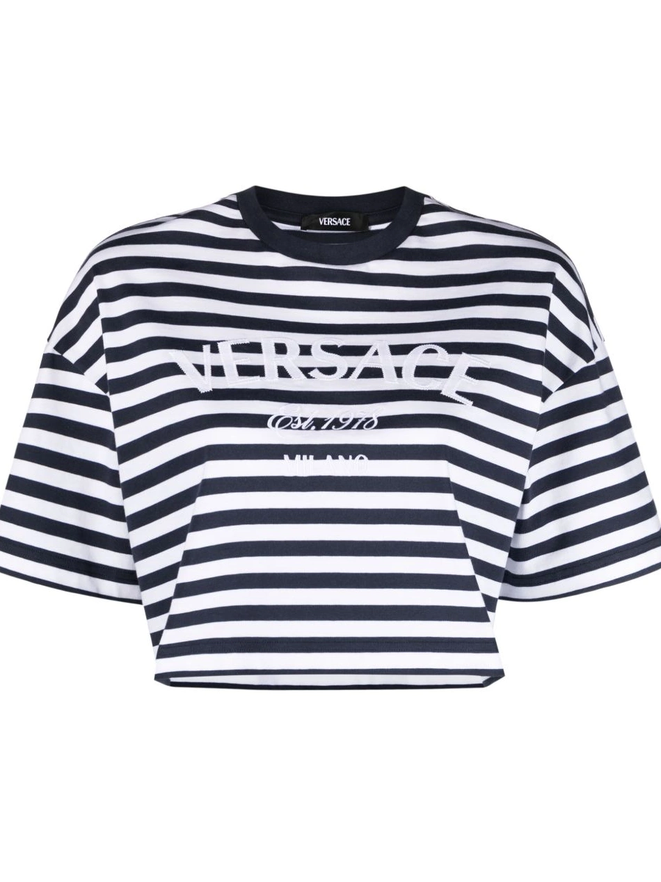 Cheap T-shirt L'Ancora cropped Women Versace Versace 0726
